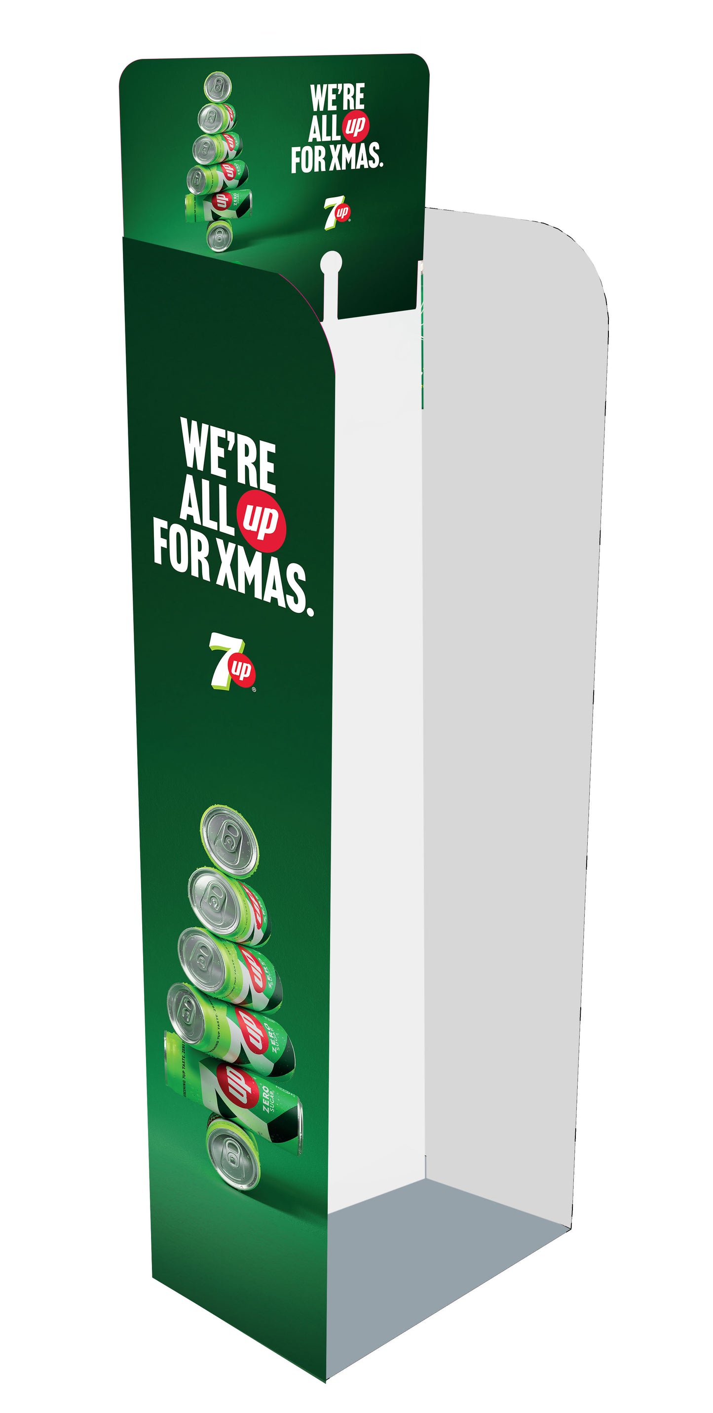 7up Christmas Can Tidy 4Pk 2024