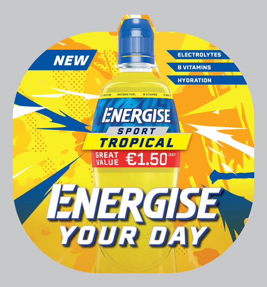 ROI Energise In-Chiller Wobbles NPD Tropical