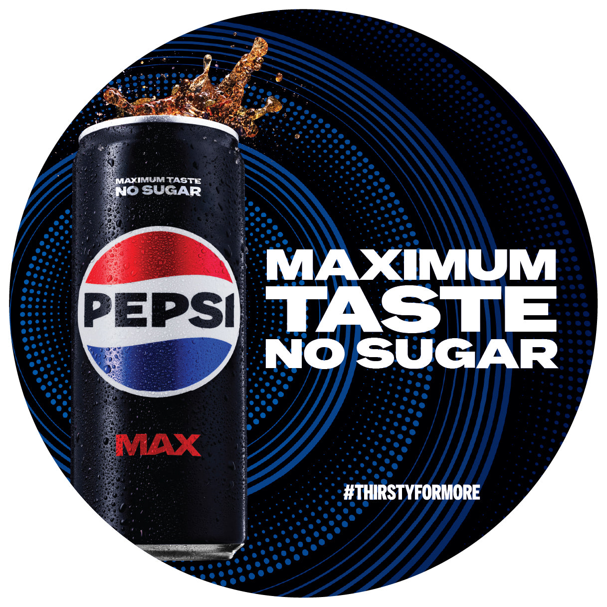 Pepsi Max Taste No Sugar Small POS Kit (Black Version)