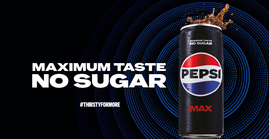 Pepsi Max Taste No Sugar Small POS Kit (Black Version)