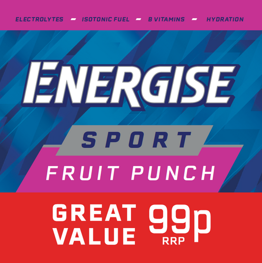 NI Energise Sport Fruit Punch 99p 80 x 80mm