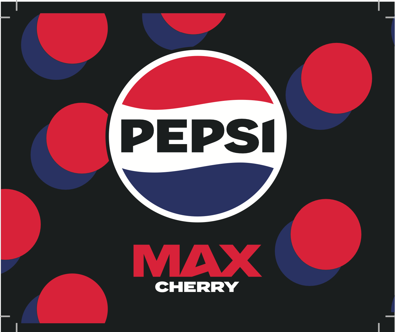 Pepsi Cherry 75cl 115x95mm