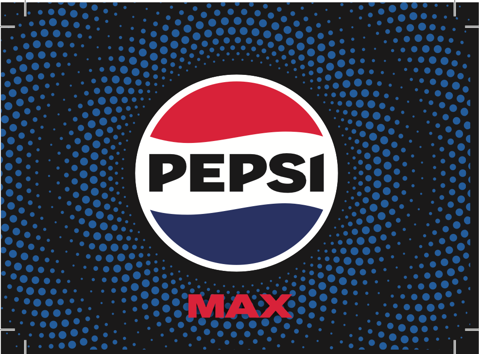 Pepsi Max 33cl and 500ml 88x62mm