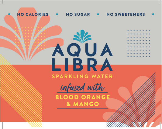 Aqua Libra Blood Orange & Mango visiglide 88x62mm