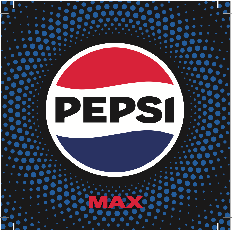 Pepsi Max 33cl and 500ml 80x80mm