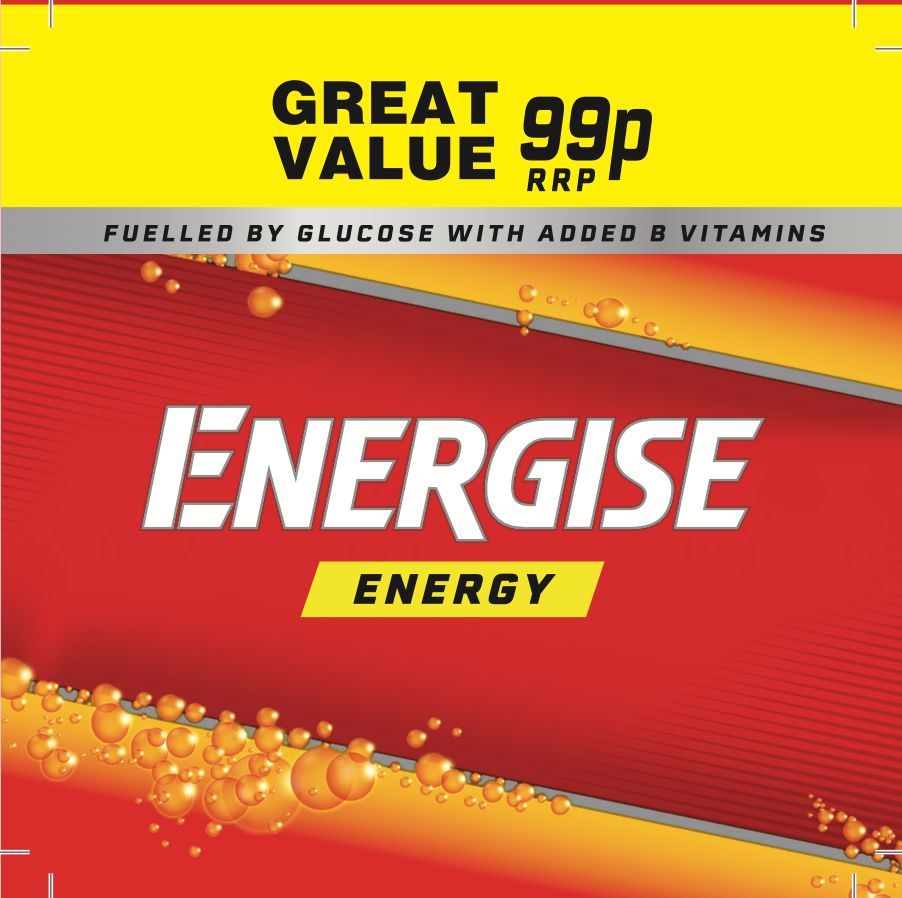 Energise Glucose NI 99p 80x80mm