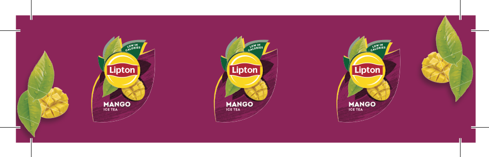 Lipton Ice Tea Mango (Strap Track) 84x19mm