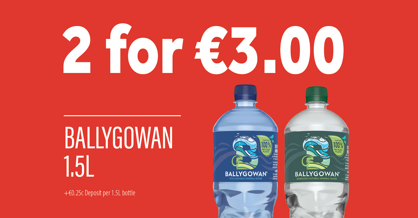 Ballygowan 1.5L Multibuy Kits