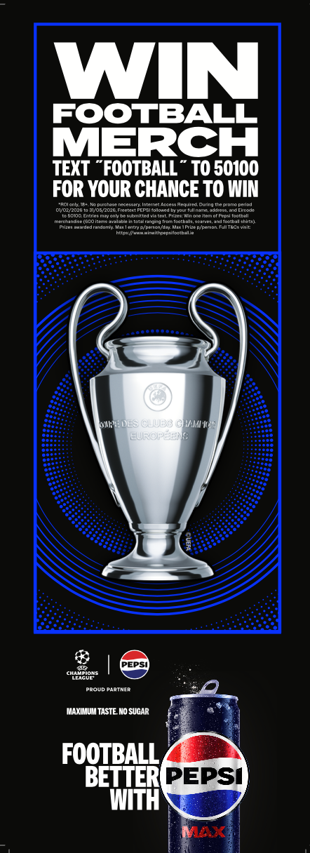 Pepsi UCL ROI Small POS Kit