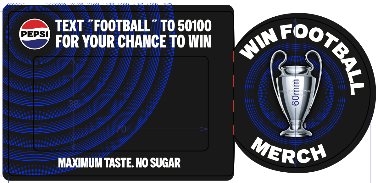 Pepsi UCL ROI Small POS Kit