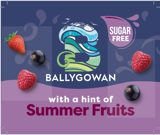 Ballygowan Hint of Fruit Summer Fruits115x95mm Bev track